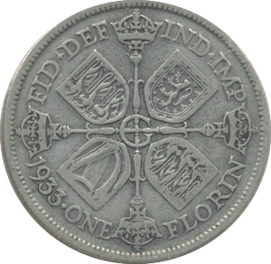 1933 FLORIN (F) - Florin - Cambridgeshire Coins