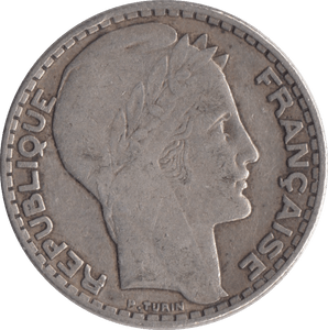 1933 FRANCE 10 CENTIMES - WORLD COINS - Cambridgeshire Coins