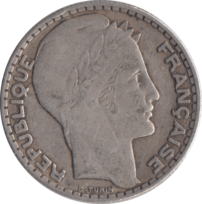 1933 FRANCE 10 CENTIMES - WORLD COINS - Cambridgeshire Coins