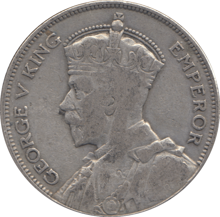 1933 HALF CROWN NEW ZEALAND SILVER - SILVER WORLD COINS - Cambridgeshire Coins