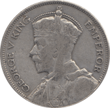 1933 HALF CROWN NEW ZEALAND SILVER - SILVER WORLD COINS - Cambridgeshire Coins