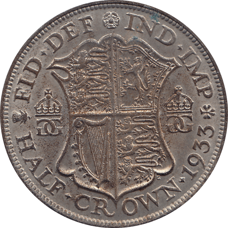 1933 HALFCROWN ( AUNC ) 4 - Halfcrown - Cambridgeshire Coins