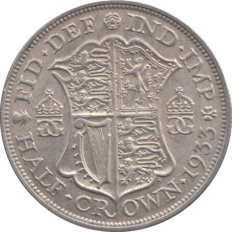 1933 HALFCROWN ( GVF ) - HALFCROWN - Cambridgeshire Coins