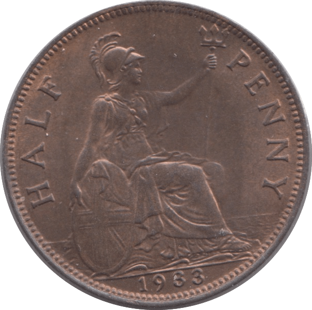 1933 HALFPENNY ( BU ) - Halfpenny - Cambridgeshire Coins