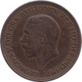 1933 HALFPENNY ( GVF ) - HALFPENNY - Cambridgeshire Coins