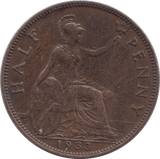1933 HALFPENNY ( GVF ) - HALFPENNY - Cambridgeshire Coins