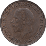 1933 HALFPENNY ( UNC ) 3 - Halfpenny - Cambridgeshire Coins