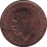 1933 HALFPENNY ( UNC ) - Halfpenny - Cambridgeshire Coins