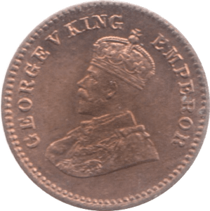 1933 INDIA 1/12 ANNA 3 - WORLD COINS - Cambridgeshire Coins