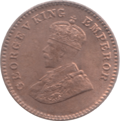 1933 INDIA 1/12 ANNA 6 - WORLD COINS - Cambridgeshire Coins