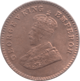 1933 INDIA 1/12 ANNA 6 - WORLD COINS - Cambridgeshire Coins