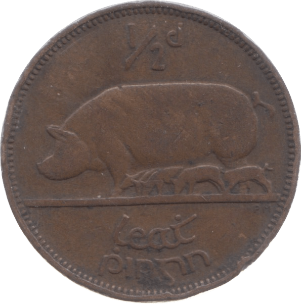 1933 IRELAND HALFPENNY - WORLD COINS - Cambridgeshire Coins
