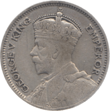 1933 NEW ZEALAND SILVER SIXPENCE - SILVER WORLD COINS - Cambridgeshire Coins
