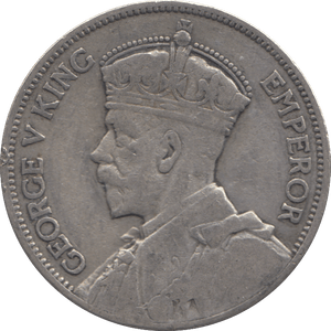 1933 ONE FLORIN NEW ZEALAND SILVER REF 2 - SILVER WORLD COINS - Cambridgeshire Coins