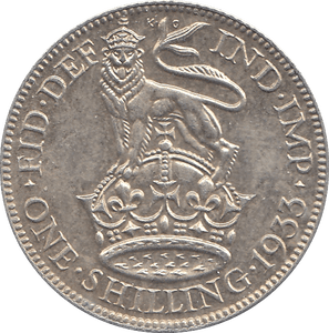 1933 SHILLING ( AUNC ) A - Shilling - Cambridgeshire Coins