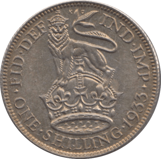 1933 SHILLING ( AUNC ) REF 1 - Shilling - Cambridgeshire Coins