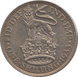 1933 SHILLING ( AUNC ) REF 1 - Shilling - Cambridgeshire Coins