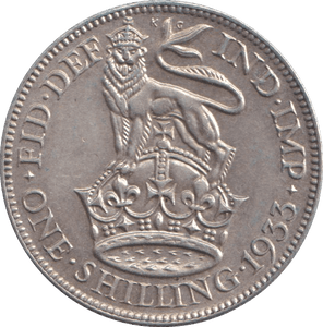 1933 SHILLING ( AUNC ) - Shilling - Cambridgeshire Coins