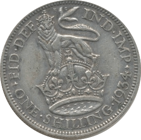 1933 SHILLING ( VF ) - Shilling - Cambridgeshire Coins