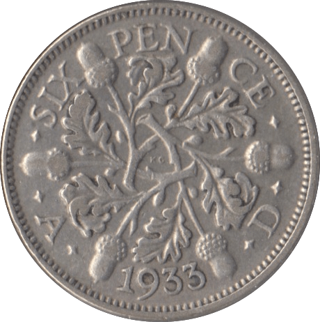 1933 SIXPENCE ( FINE ) - Sixpence - Cambridgeshire Coins