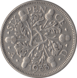 1933 SIXPENCE ( FINE ) - Sixpence - Cambridgeshire Coins