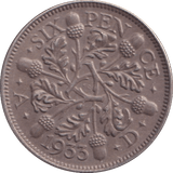 1933 SIXPENCE ( UNC ) - Sixpence - Cambridgeshire Coins