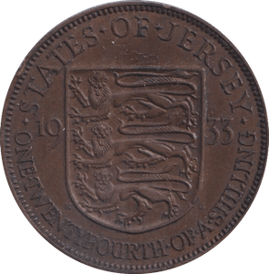 1933 STATES OF JERSEY - WORLD COINS - Cambridgeshire Coins