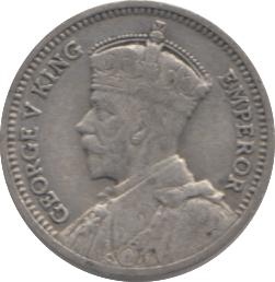 1933 THREE PENCE NEW ZEALAND SILVER - SILVER WORLD COINS - Cambridgeshire Coins