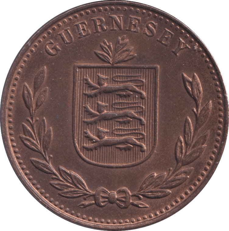 1934 8 DOUBLES GUERNSEY - WORLD COINS - Cambridgeshire Coins