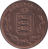 1934 8 DOUBLES GUERNSEY - WORLD COINS - Cambridgeshire Coins