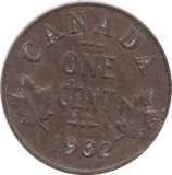1934 CANADA ONE CENT - WORLD coins - Cambridgeshire Coins