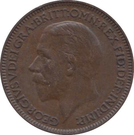 1934 FARTHING ( EF ) 2 - Farthing - Cambridgeshire Coins