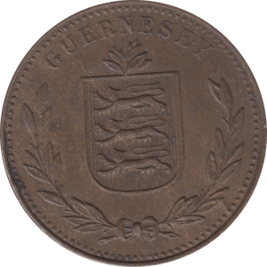 1934 GUERNSEY 8 DOUBLES - WORLD COINS - Cambridgeshire Coins