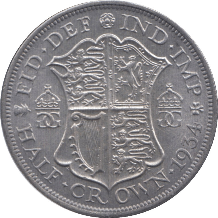 1934 HALFCROWN ( AUNC ) 1 - Halfcrown - Cambridgeshire Coins