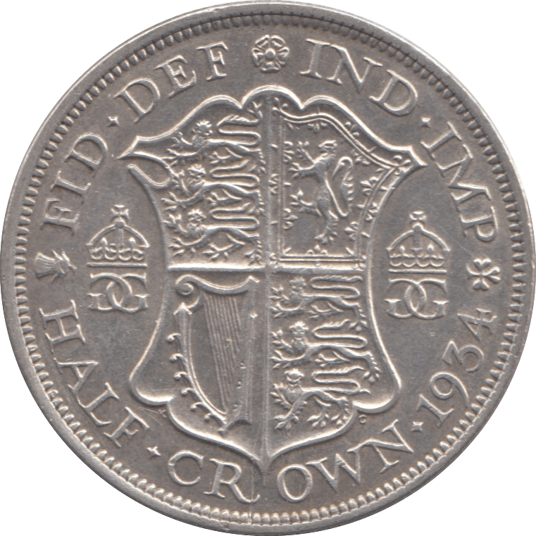 1934 HALFCROWN ( AUNC ) 9 - Halfcrown - Cambridgeshire Coins