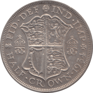1934 HALFCROWN ( EF ) 5 - Halfcrown - Cambridgeshire Coins