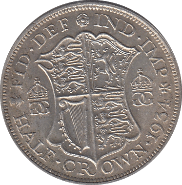 1934 HALFCROWN ( EF ) - Halfcrown - Cambridgeshire Coins