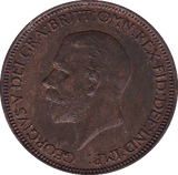 1934 HALFPENNY ( AUNC ) - Halfpenny - Cambridgeshire Coins
