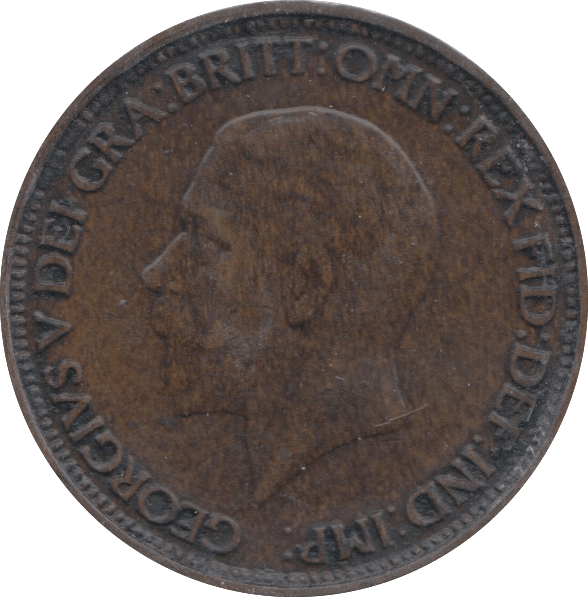 1934 HALFPENNY ( F ) - Halfpenny - Cambridgeshire Coins