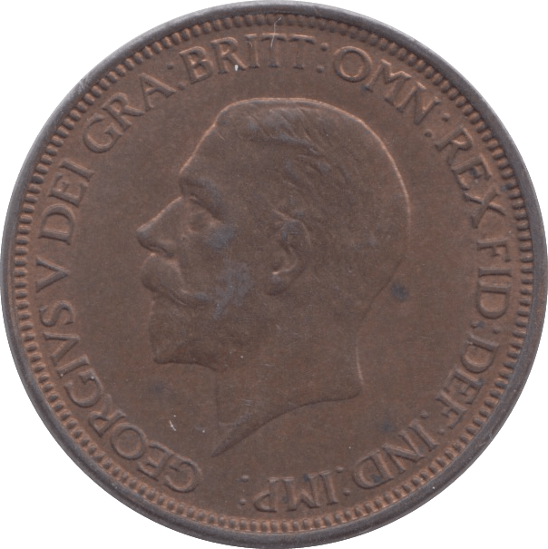 1934 HALFPENNY ( UNC ) - Halfpenny - Cambridgeshire Coins