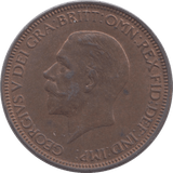 1934 HALFPENNY ( UNC ) - Halfpenny - Cambridgeshire Coins