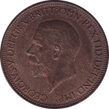 1934 HALFPENNY ( UNC ) - Halfpenny - Cambridgeshire Coins