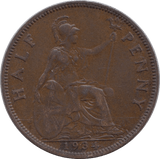 1934 HALFPENNY ( VF ) - HALFPENNY - Cambridgeshire Coins