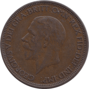 1934 HALFPENNY ( VF ) - HALFPENNY - Cambridgeshire Coins