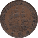 1934 PENNY GEORGE V SOUTH AFRICA REF H126 - WORLD COINS - Cambridgeshire Coins