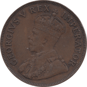 1934 PENNY GEORGE V SOUTH AFRICA REF H126 - WORLD COINS - Cambridgeshire Coins