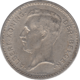 1934 SILVER BELGIUM 20 FRANCS - SILVER WORLD COINS - Cambridgeshire Coins