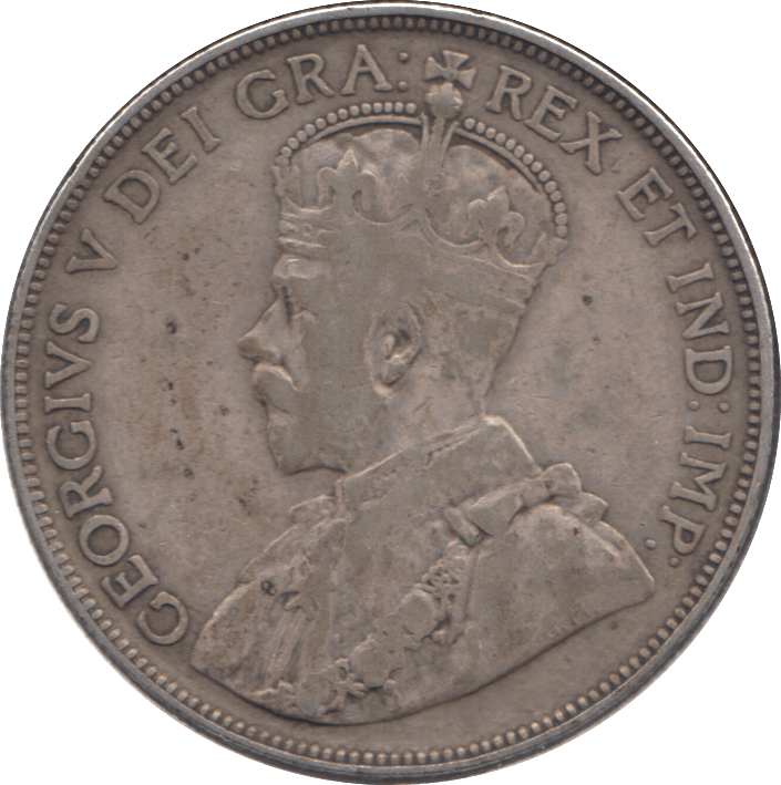1934 SILVER FIFTY CENTS CANADA - WORLD SILVER COINS - Cambridgeshire Coins