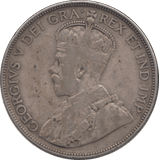 1934 SILVER FIFTY CENTS CANADA - WORLD SILVER COINS - Cambridgeshire Coins