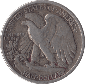 1934 SILVER HALF DOLLAR USA ( SAN FRANCISCO MINT ) - SILVER WORLD COINS - Cambridgeshire Coins
